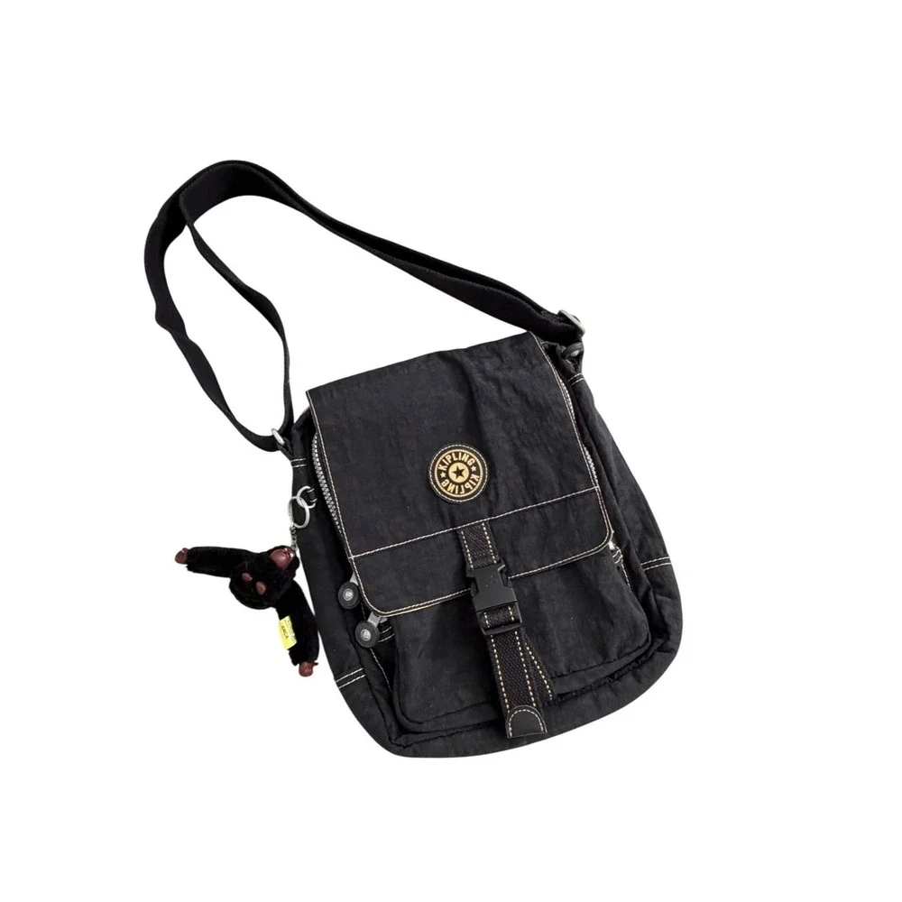 Kipling | Bags | Kipling Black Nylon Crossbody Messenger Bag  display picture 1